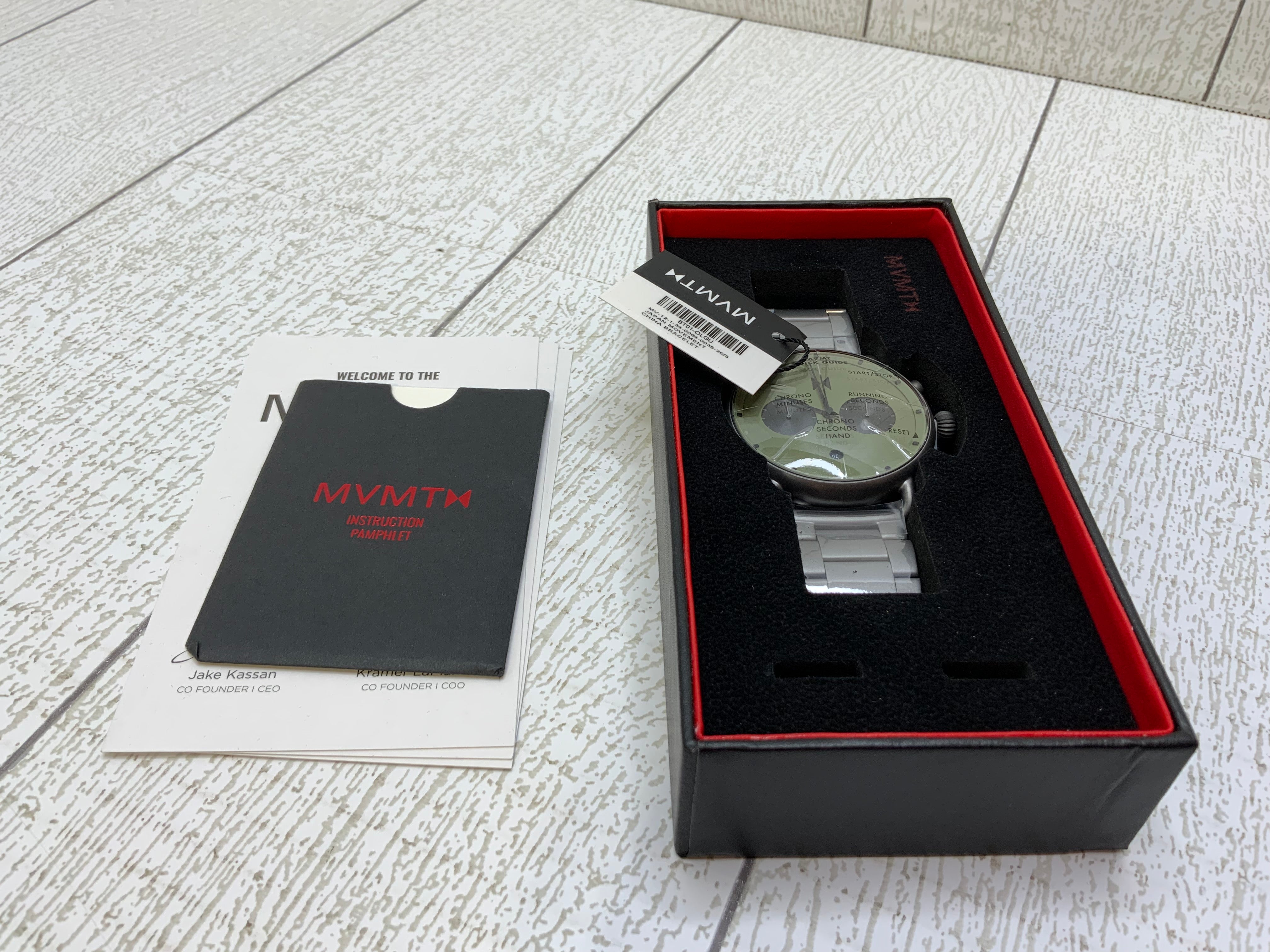 MVMT Blacktop Men's Analog Chronograph Watch (7922193629422)